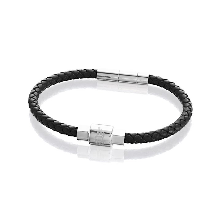 Police PEAGB0001402 Geometric Leather Bracelet - A98233