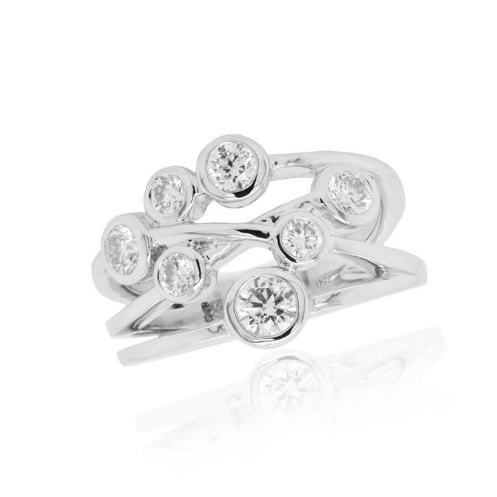 18ct White Gold 1 Carat Diamond Ring - D0728