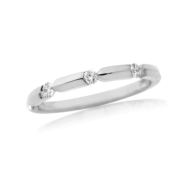 18ct White Gold Five Stone Diamond Ring - 17pts - D0743