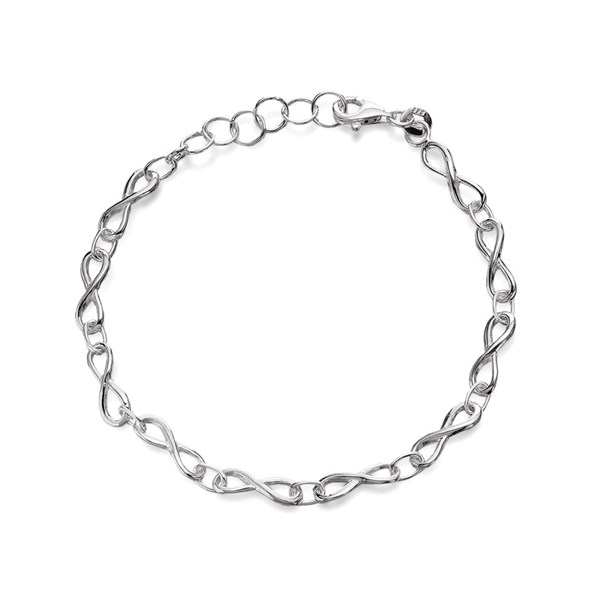 Silver Paperclip T-Bar Bracelet F14116 Chapelle Jewellers