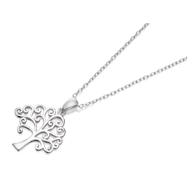 Silver Tree Of Life Necklace - F3479