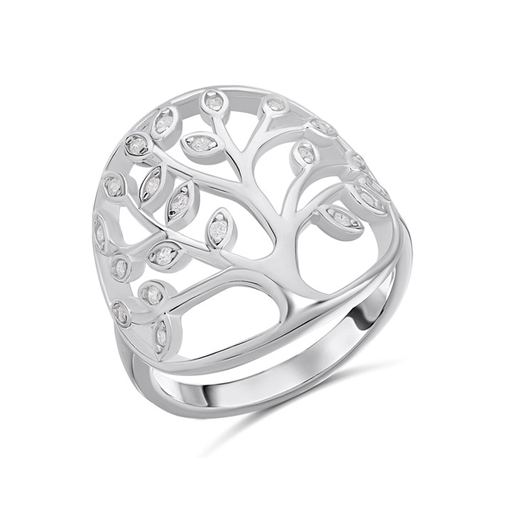Silver Tree of Life Ring - F60110