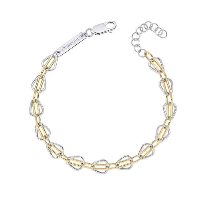 Fiorelli B5481 Silver Gold Plated Link Bracelet - F66238