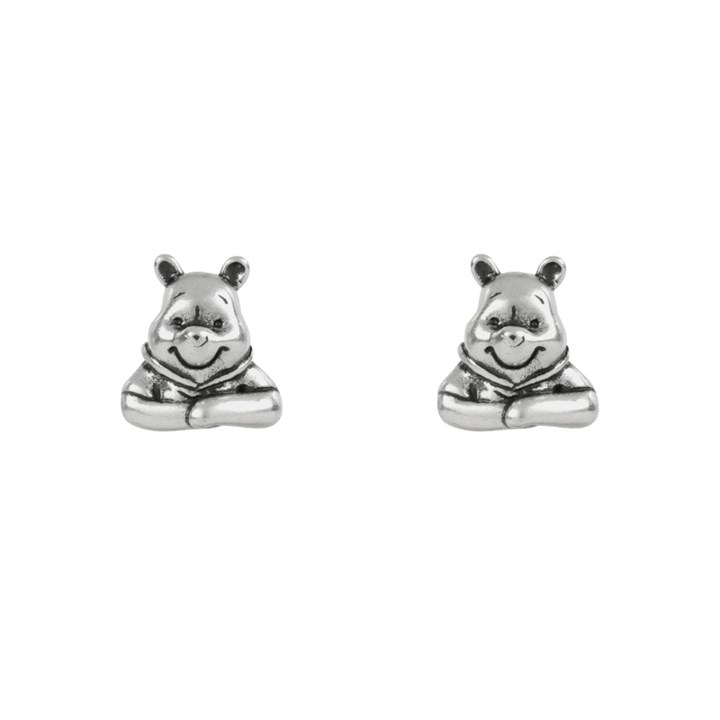 Disney Sterling Silver Winnie The Pooh Earrings - F67128
