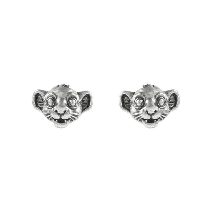 Disney Sterling Silver Simba Earrings - F67129