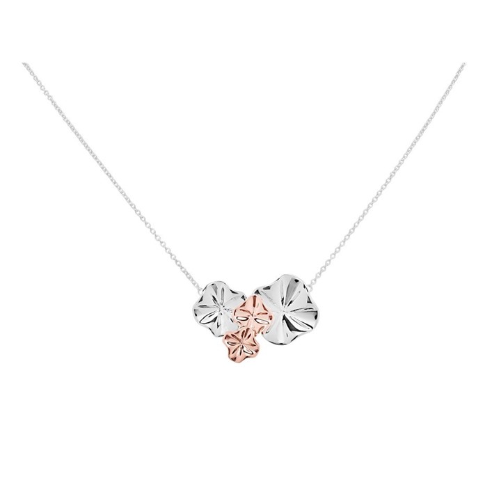 Elements Silver And Rose Gold Plated Necklace - F6820
