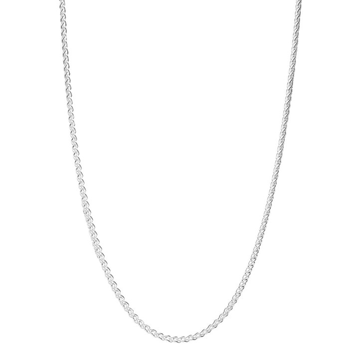 Silver 1.5mm Wide Spiga Chain - 18in - F8911