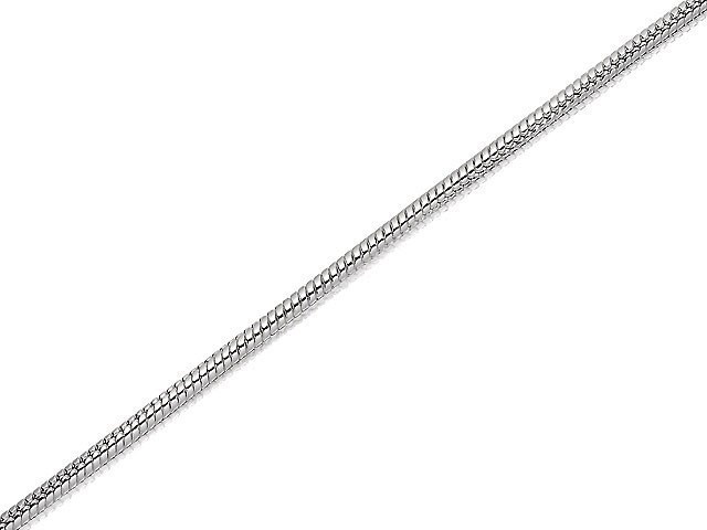 Silver 1.5mm Wide Snake Chain - 18in - F8958