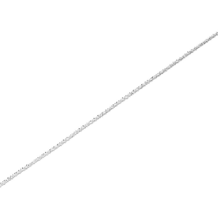 Silver Adjustable Sparkle Chain - 20in - F9111