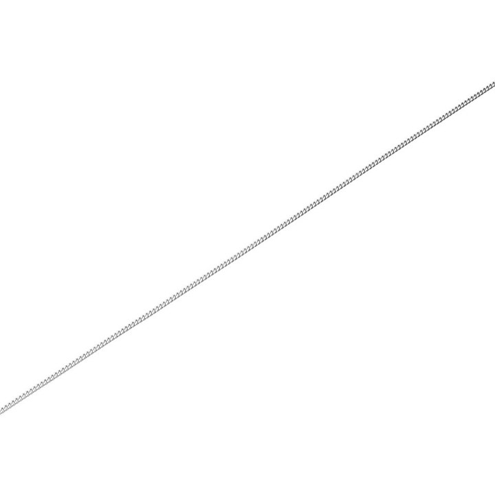 Silver Adjustable Curb Chain - 22in - F9202