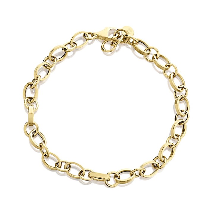 9ct Gold Bracelet - 7.5in - G6489
