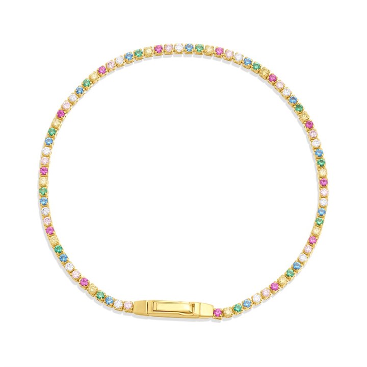 Sif Jakobs Ellera Multi Coloured CZ Bracelet - J02167