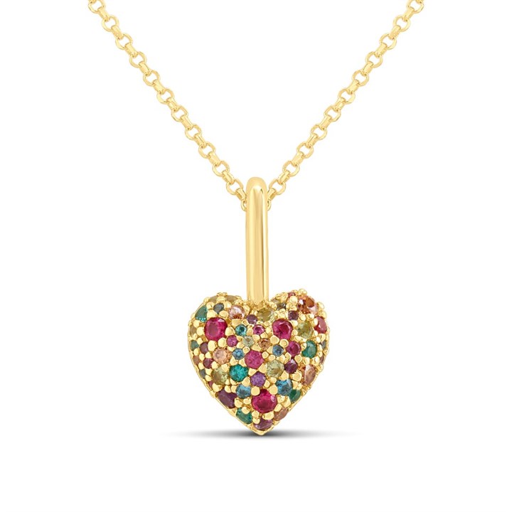 Sif Jakobs Gold Plated Silver Caro Heart Necklace - J02213
