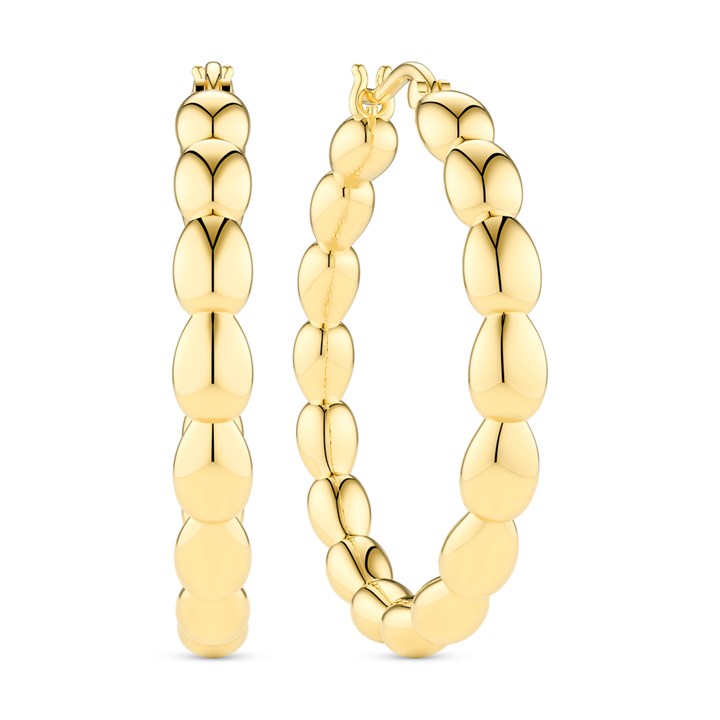 Sif Jakobs Gold Plated Silver Goccia Hoop Earrings - J02230