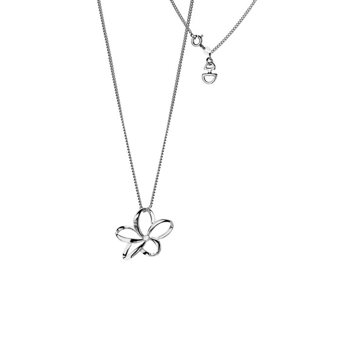 Hot Diamonds DP527 Paradise Silver Flower Necklace - J0426