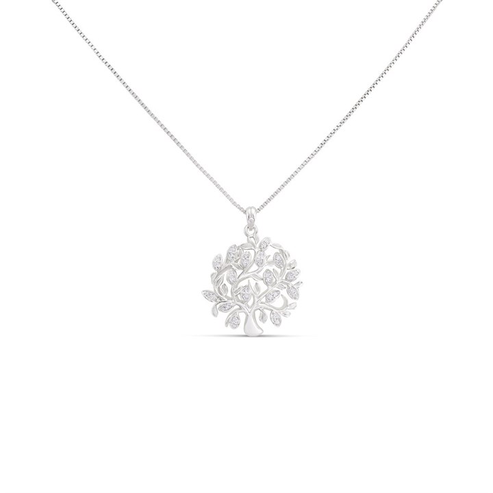Hot Diamonds Nurture White Topaz Necklace - J0441
