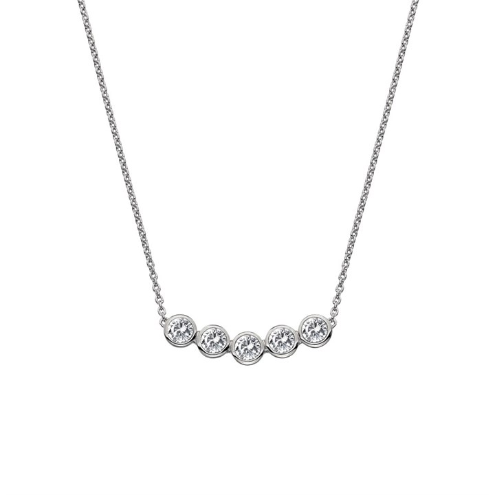 Hot Diamonds Silver Tender Necklace - J0462