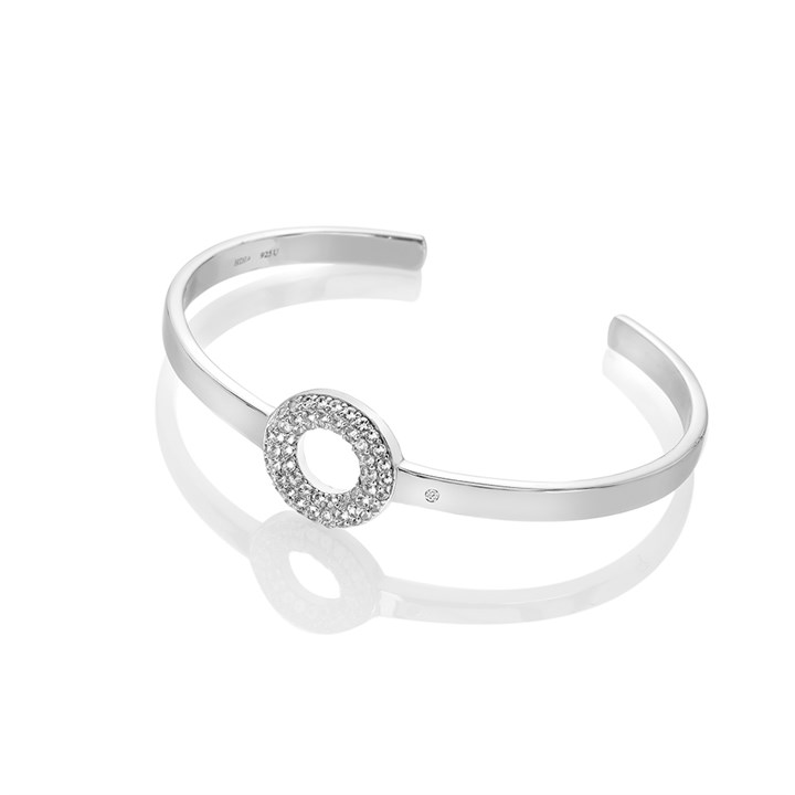 Hot Diamonds DC176 Forever White Circle Bangle - J0468
