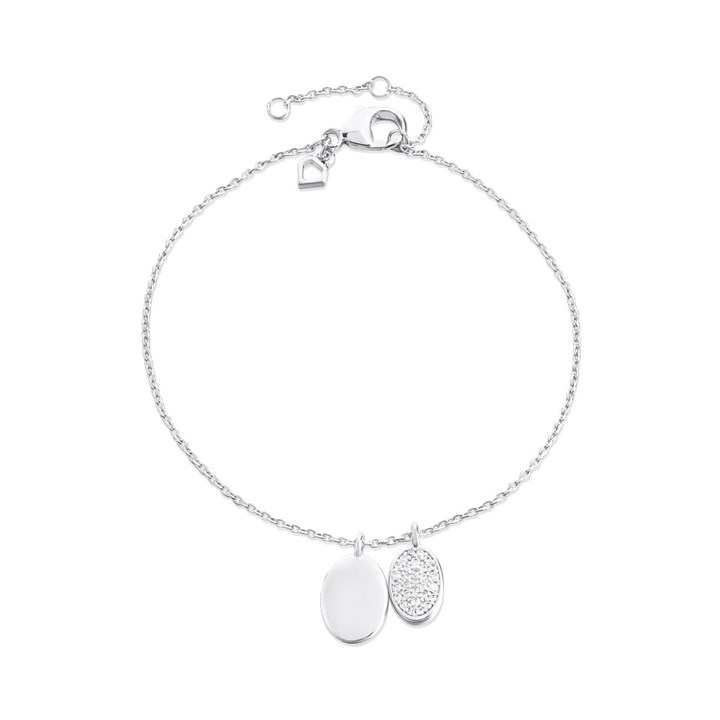 Diamonfire ID Bracelet With Pave Set Oval Tag B5379 - J3141