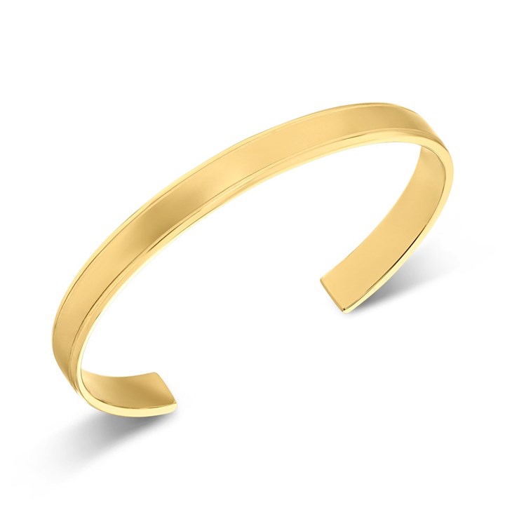 Guess UMB04447YGL Gold Tone Brushed C Bangle - J42286