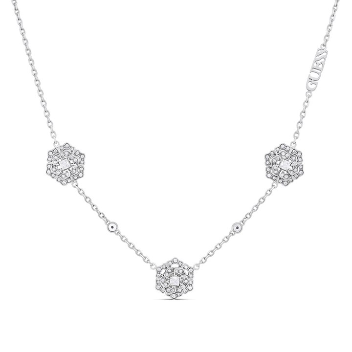 Guess UBN04552RH Multi Peony Necklace - J42290
