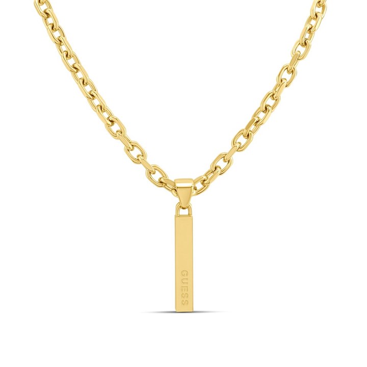 Guess UXN03001YG Logo Plate Necklace - J42323