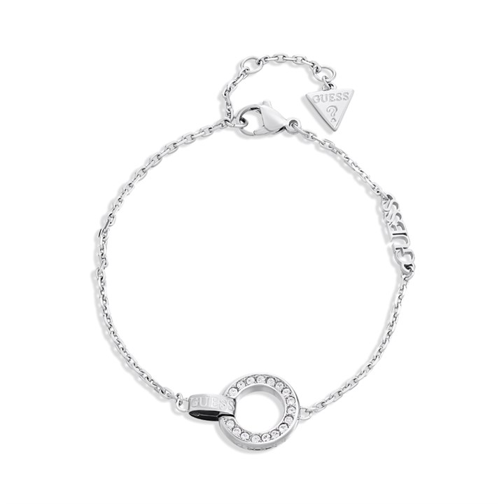Guess UBB03162RHL Silver Tone Circle Lights Bracelet - J42343