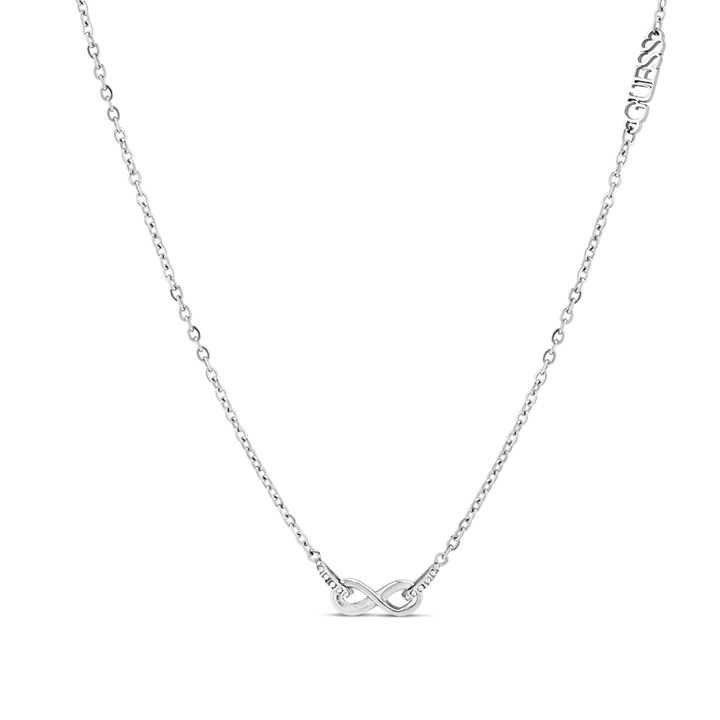 GUESS JUBN03264JWRHT/U Silver Tone Cry Infinity Necklace - J42357