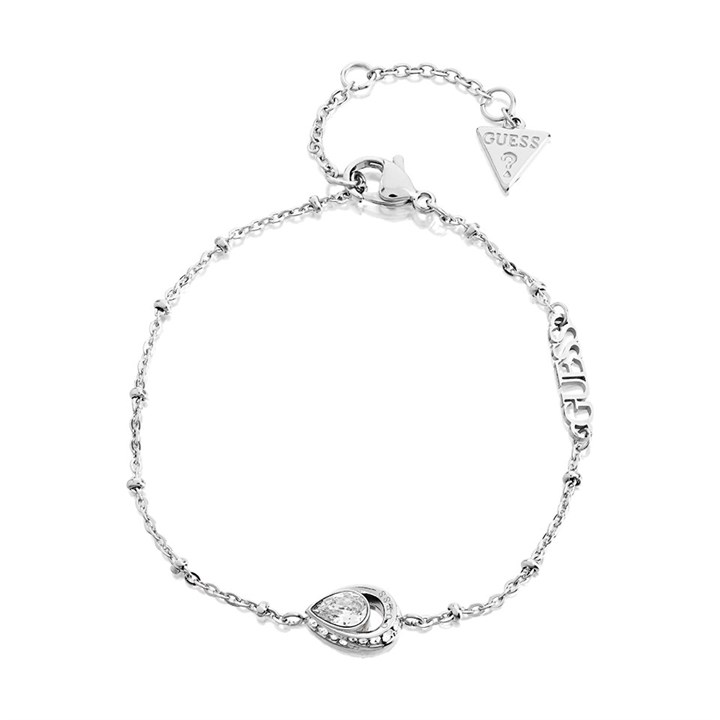 GUESS UBE03392RH Crystal Logo Bracelet - J42748