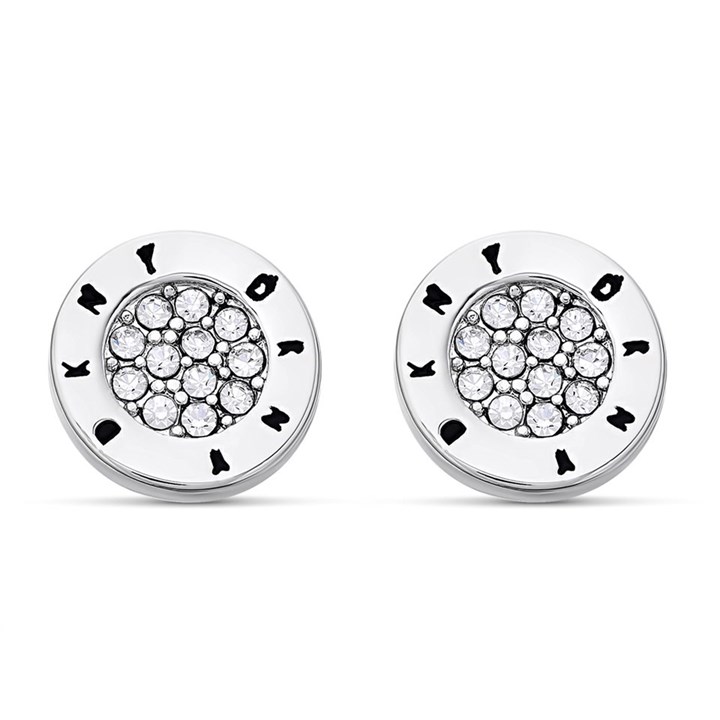 DKNY 60572145-G03 Crystal Disc Stud Earrings - J46135