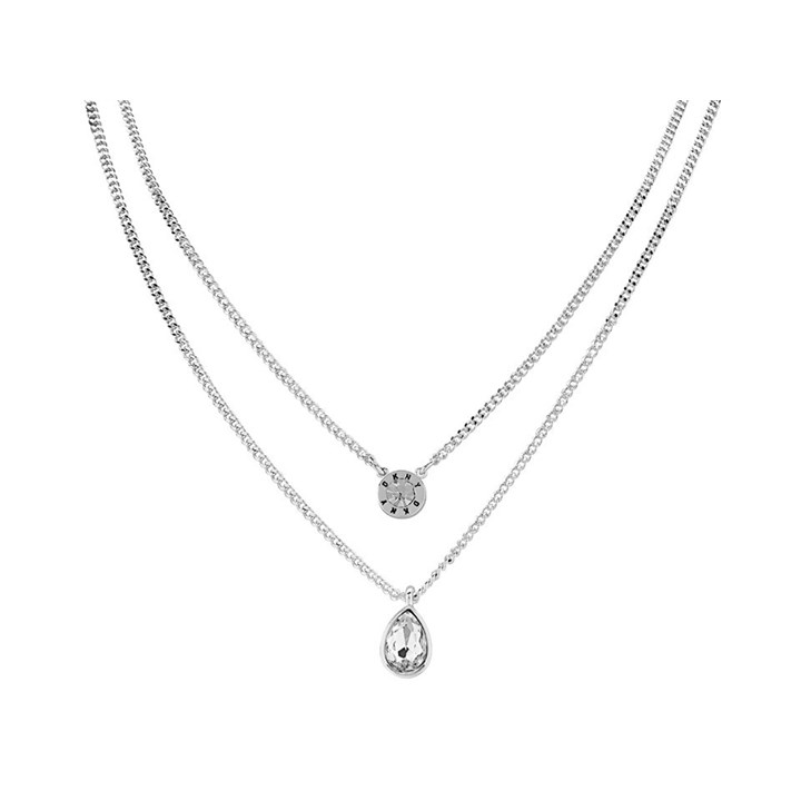 DKNY 60483520-5ZU Double Crystal Necklace - J46139