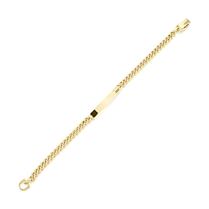 DKNY 04B00039 Gold Tone ID Bracelet - J46147