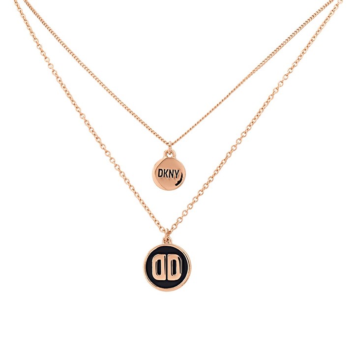 DKNY 04N00027 Gold Tone Double Necklace - J46148