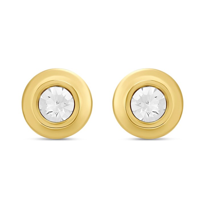 Fossil JA7251710 Gold-Tone Brass Stud Earrings - J49386