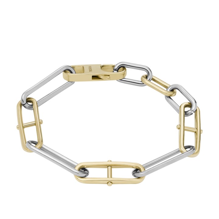 Fossil JF04349998 Stainless Steel Two Tone Link Bracelet - J49437
