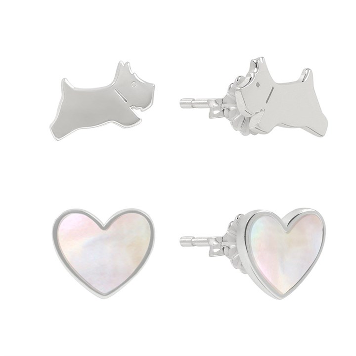 Radley RYJ1425 Silver Mother Of Pearl Earring Set - J81150