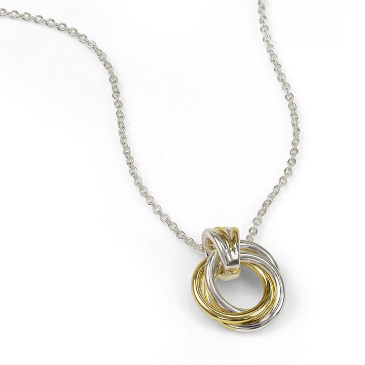 Radley RYJ2605S Gold and Silver Tone Multi Rings Necklace - J81206