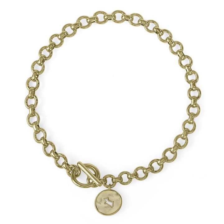 Radley RYJ3716S Gold Tone T-Bar Charm Bracelet - J81208