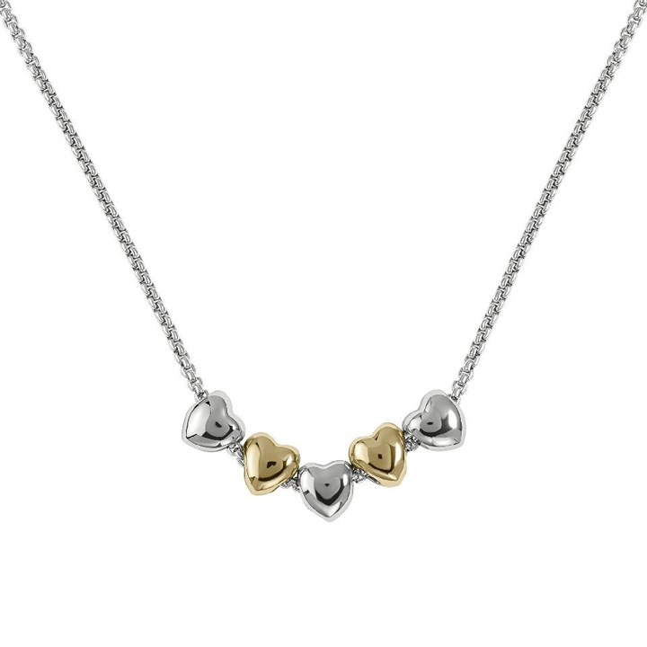 Radley RYJ2519S 18ct Gold Plated And Silver Tone Heart Charm Necklace - J81934