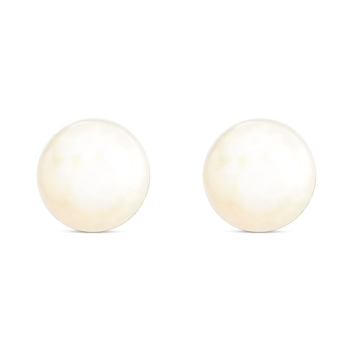 Little Star Silver Freshwater Pearl Stud Earrings - J83137