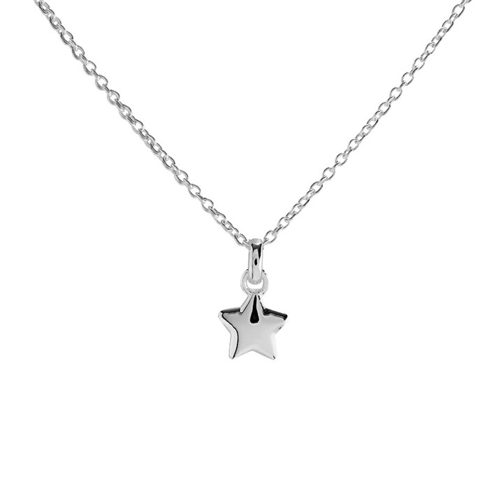 Little Star Silver Tiny Star Children's Necklace - J83156