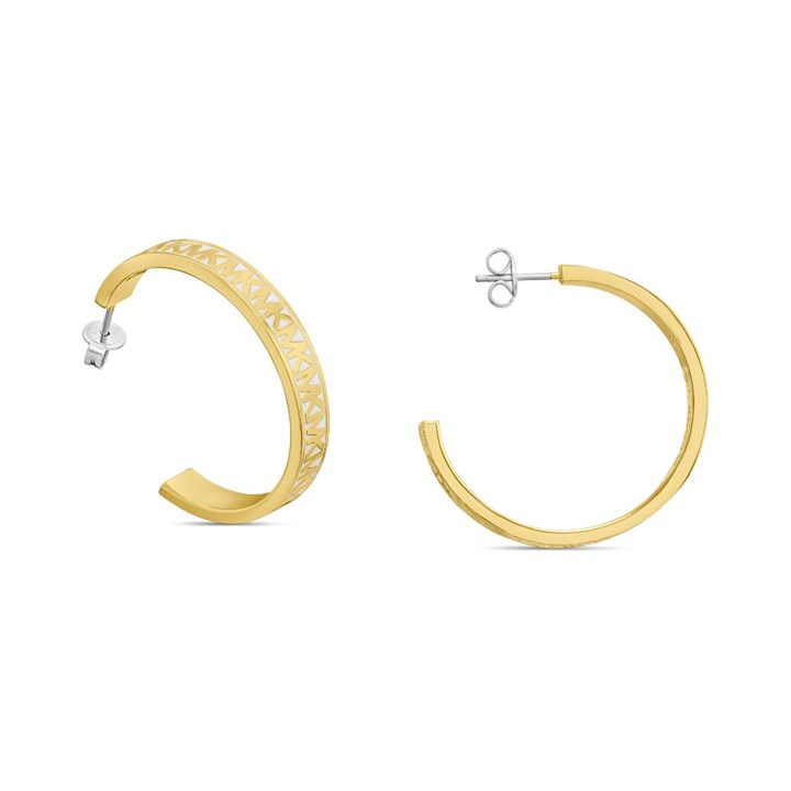 Michael Kors MKJC0026A710 Gold Tone Hoop Earrings - J94169
