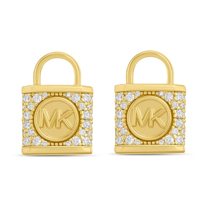 Michael Kors MKC1628AN710 Gold Plated Sterling Silver Stud Earrings - J94170
