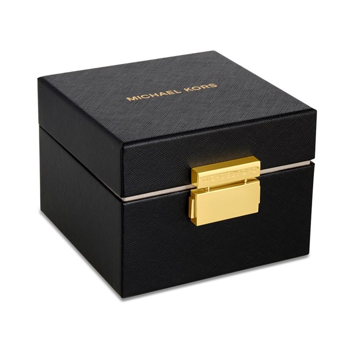 Michael Kors MKC1700SET Sterling Silver Locket And Earrings Gift Set - J94175