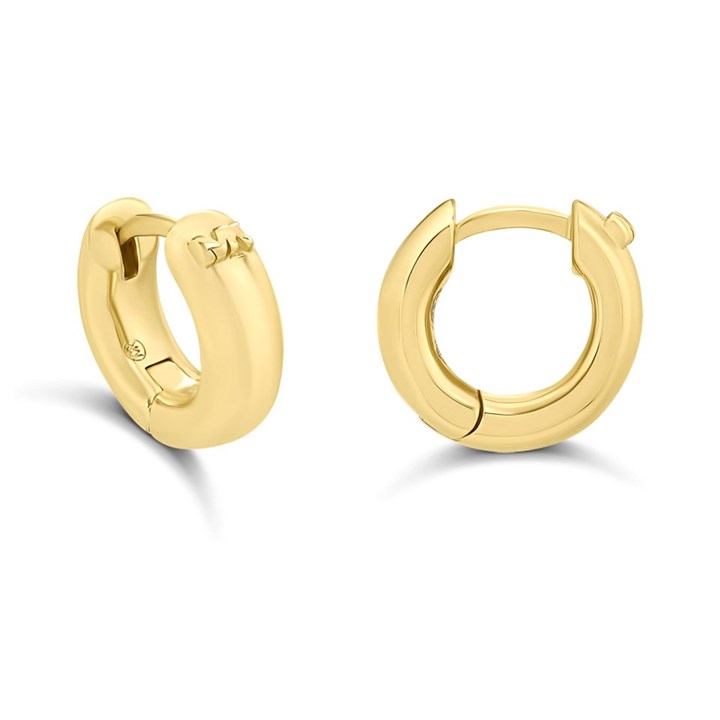 Michael Kors 14ct Gold Plated Silver Huggie Earrings  MKC15s9AA710 - J94185