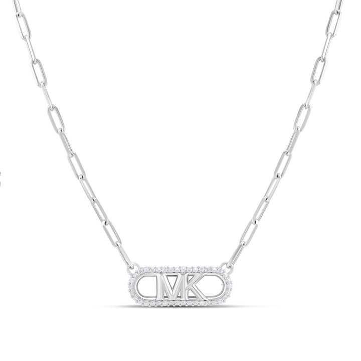 Michael Kors Silver Pavé Empire Pendant MKC1655CZ040 - J94186