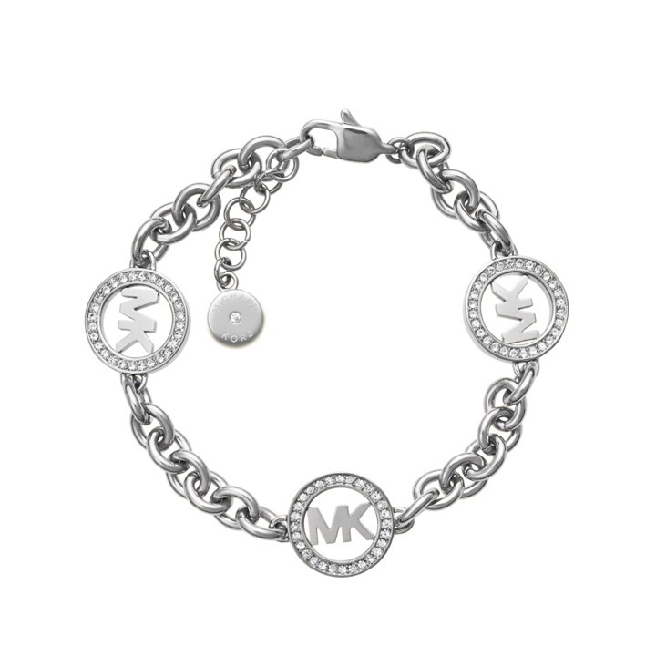 Michael Kors MKJ4730040 Silver Tone Disc Bracelet - J94200