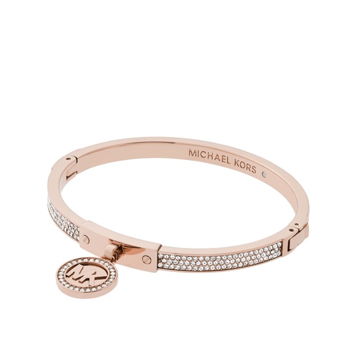 Michael Kors MKJ5978791  Rose Tone Stone Set Bangle - J94204