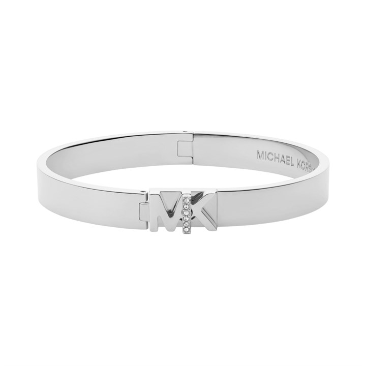 Michael Kors MKJ7698040 Silver Tone CZ Bangle - J94229