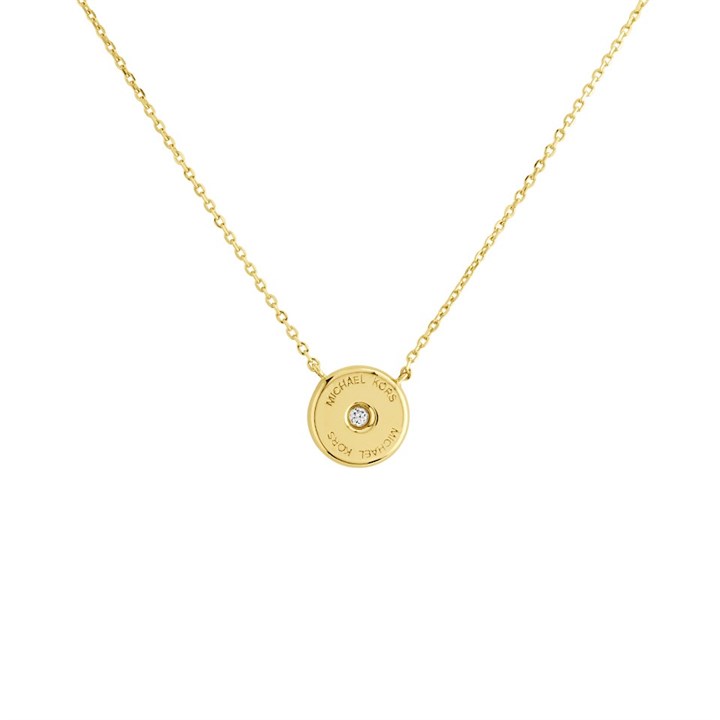 Michael Kors MKC1484AN710 Gold Plated Silver Necklace - J9475